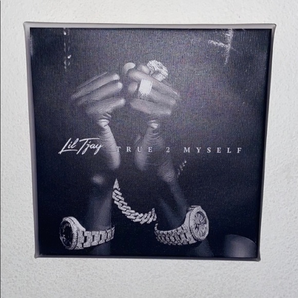 Lil Tjay Canvas 8x8 - Picture 1 of 1